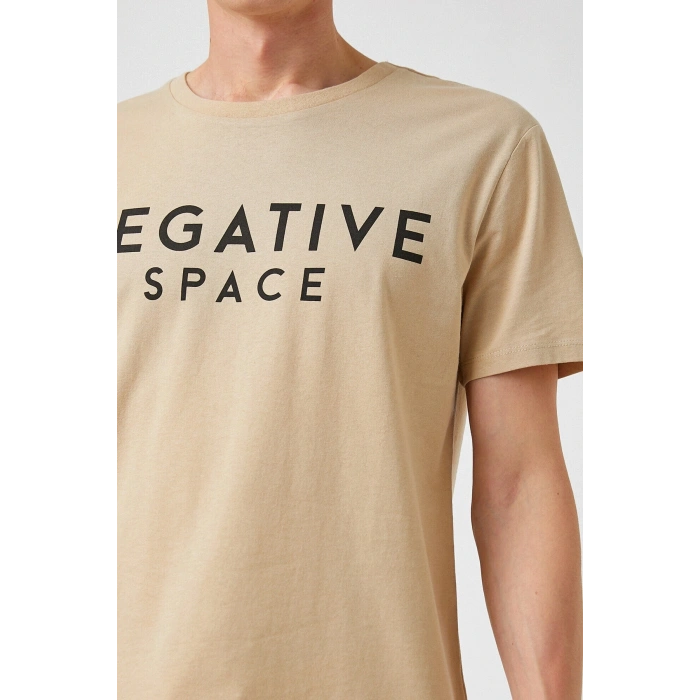 Slim Fit Baskılı Tişört