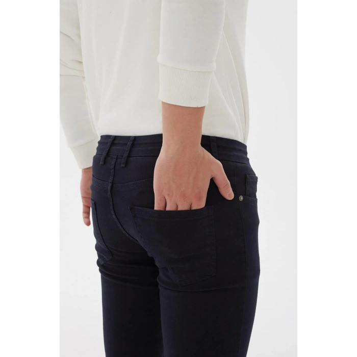 Denim Pantolon Lacivert