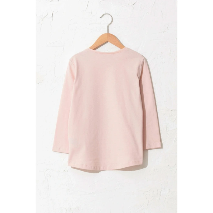 Kız Çocuk Mat Pembe G2J T-Shirt