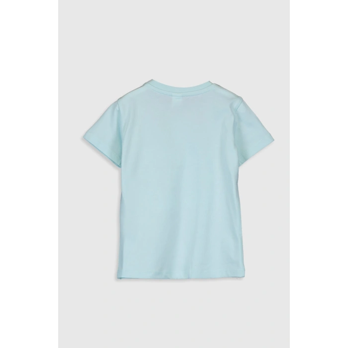 Erkek Bebek Uçuk Su Mavisi Fs0 Tişört