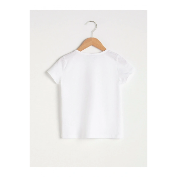 Kız Çocuk Beyaz  T-Shirt