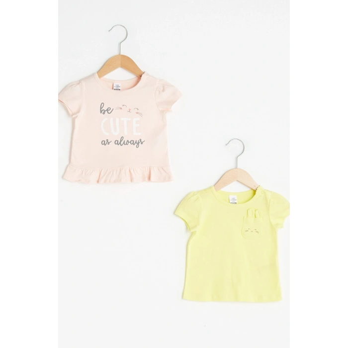 Kız Bebek Pembe Fwh T-Shirt