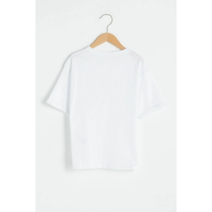 Kız Çocuk Optik Beyaz E5X T-Shirt