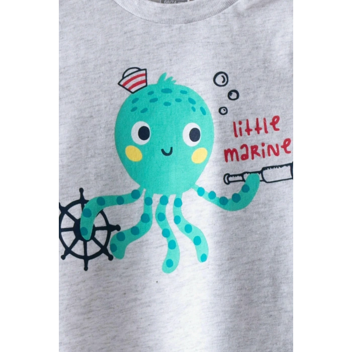 Erkek Bebek Kar Melanj 847 T-Shirt