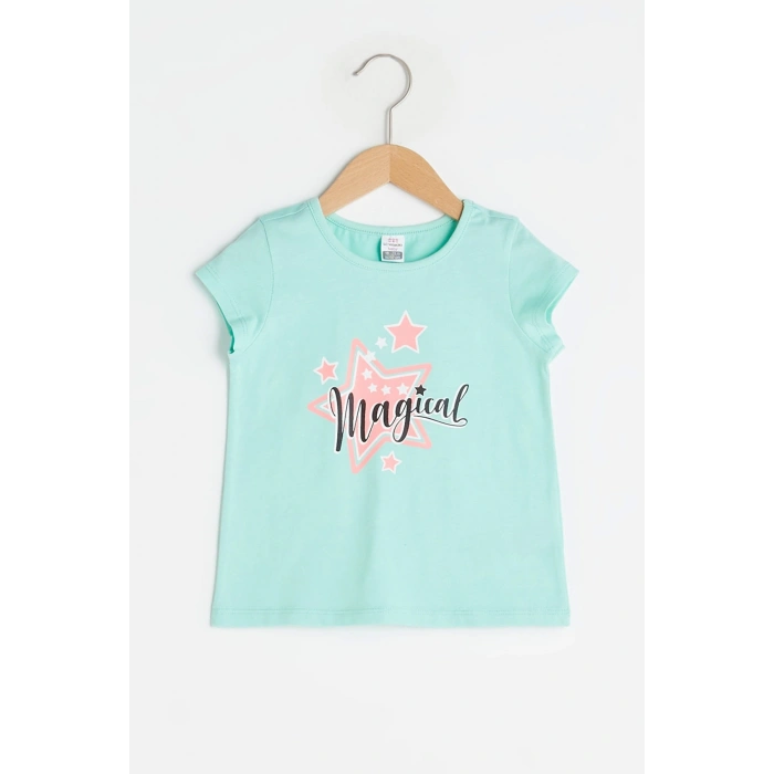 Kız Bebek Açık Suyeşili Fyk T-Shirt