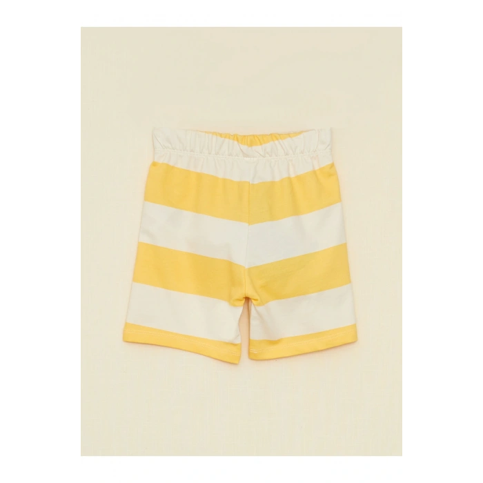 Beli Lastikli Pamuklu Erkek Bebek Şort