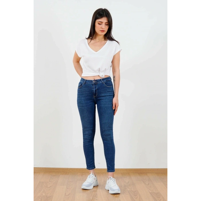 21y0565b1 Kadın Denim Pantolon