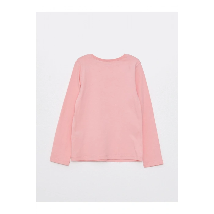 Bisiklet Yaka Basic Uzun Kollu Kız Çocuk Tişört