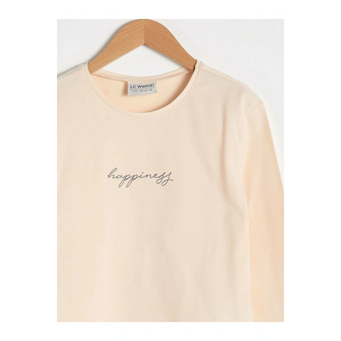 Kız Çocuk Bej Tişört