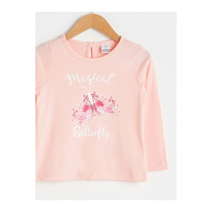 Kız Bebek Pembe Tişört