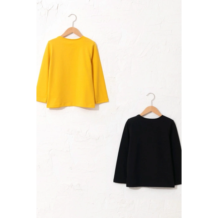 Kız Çocuk Orta Sarı G4Y T-Shirt