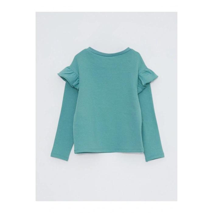 Bisiklet Yaka Basic Uzun Kollu Kız Çocuk Tişört