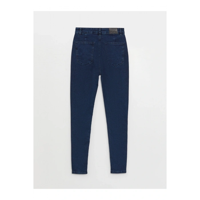 Yüksek Bel Süper Skinny Fit Kadın Jean Pantolon