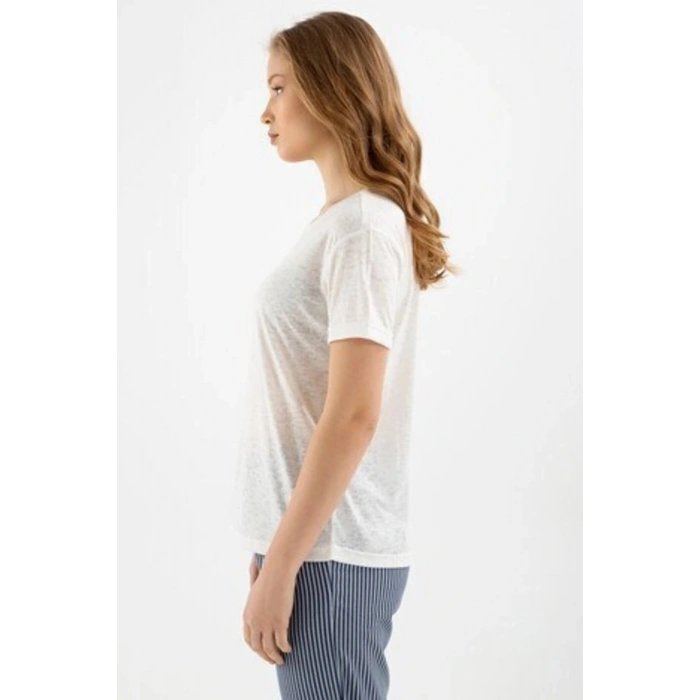 Bisiklet Yaka Regular Fit T Shirt  T Shirt 22y0547k1