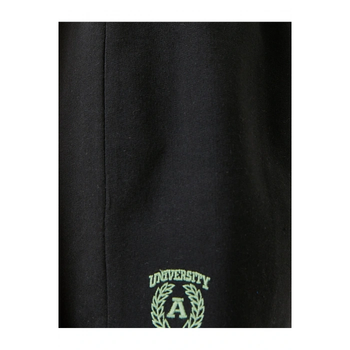 Beli Lastikli Baskılı Şort