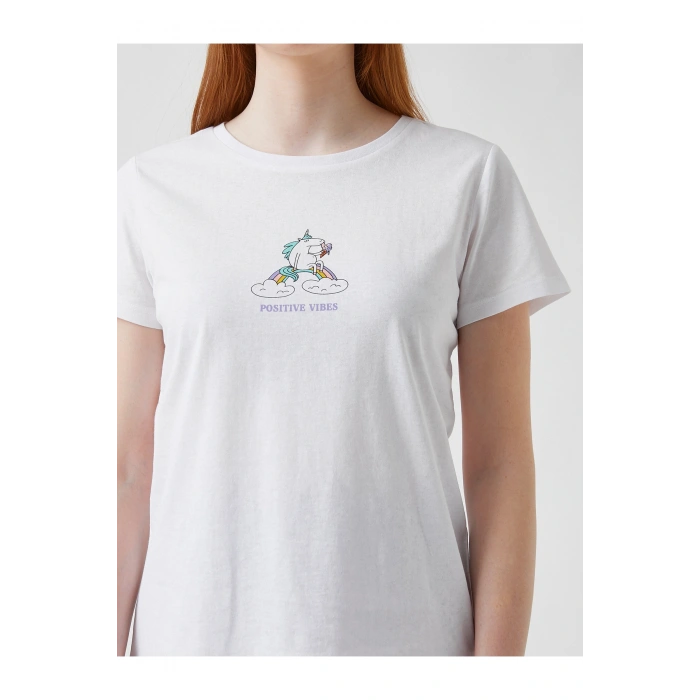 2sal10210ık Ekru T-shirt