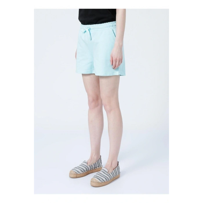 22y0655k1 Lastikli Rahat Kalıp Düz Mint Kadın Şort