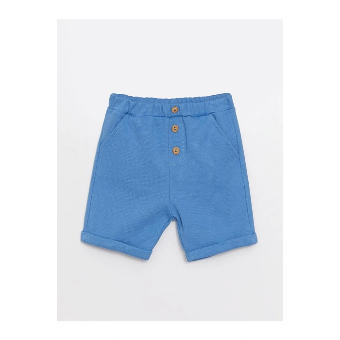LCW baby Beli Lastikli Erkek Bebek Şort