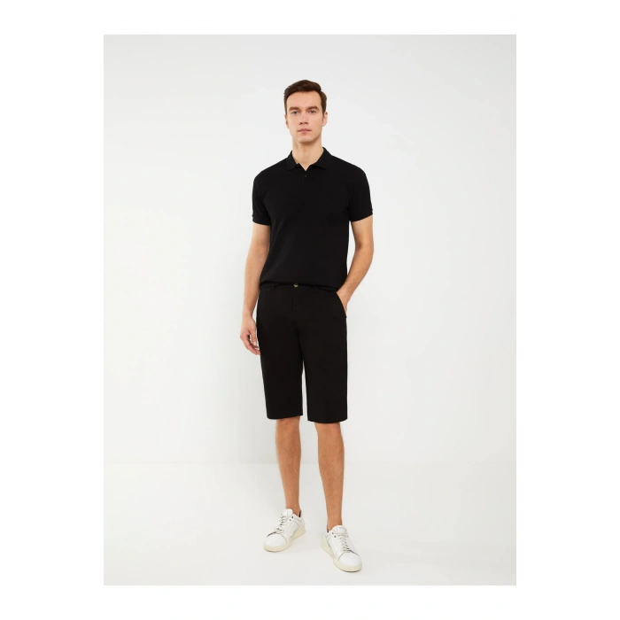 Standart Kalıp Erkek Bermuda Şort