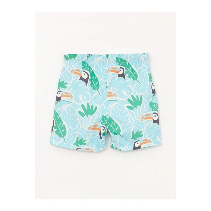 LCW Erkek Bebek Beli Lastikli Baskılı Deniz Şort