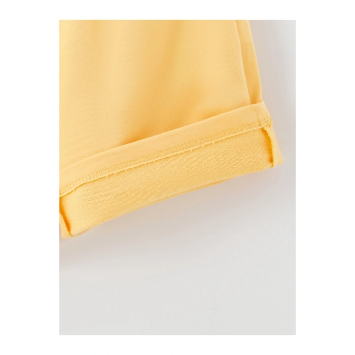 Bisiklet Yaka Kısa Kollu Baskılı Erkek Bebek Tişört Ve Şort 2li Takım