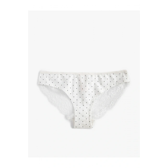 Dantelli Külot Pamuklu Brazilian Baskılı