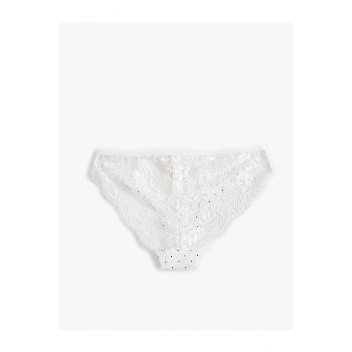 Dantelli Külot Pamuklu Brazilian Baskılı