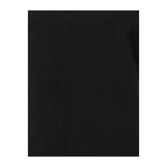 Slogan Baskılı Tişört Bisiklet Yaka Kısa Kollu Pamuklu