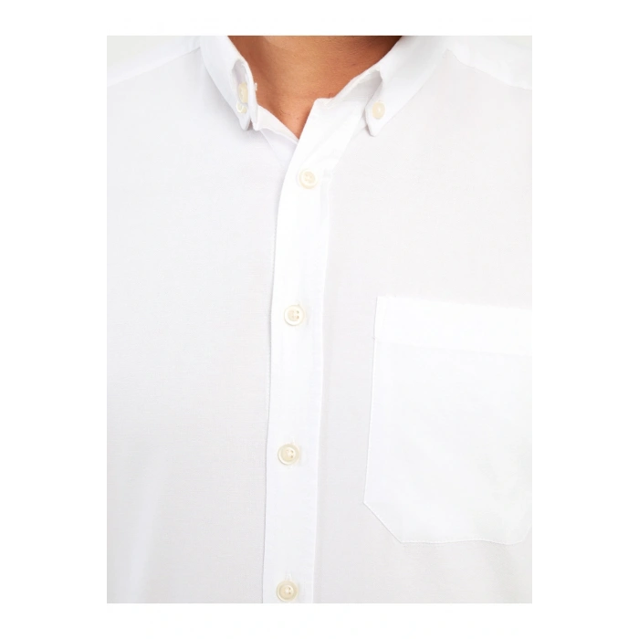 Regular Fit Uzun Kollu Oxford Erkek Gömlek