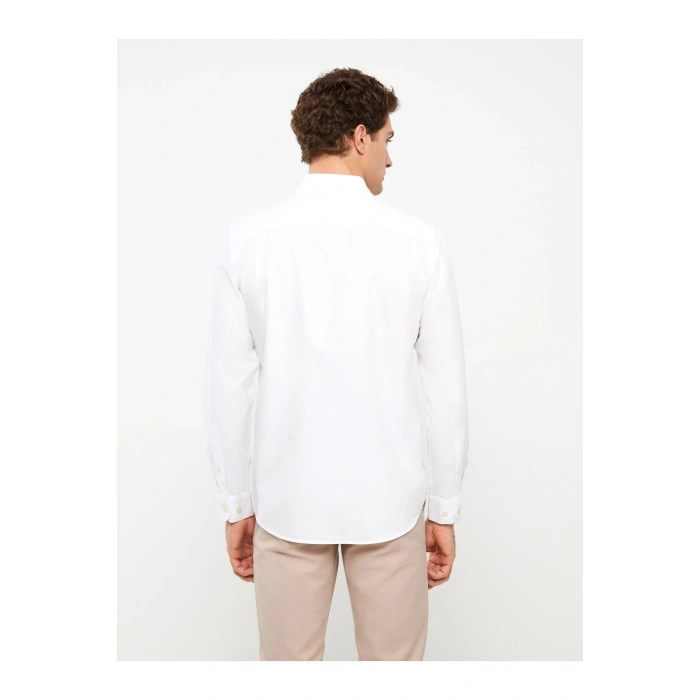 Regular Fit Uzun Kollu Oxford Erkek Gömlek