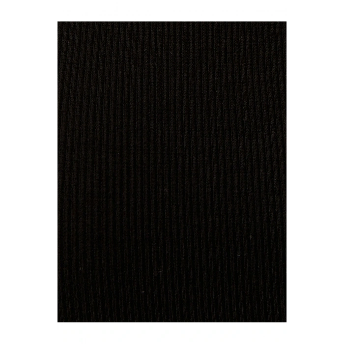 Kalem Elbise Halter Yaka Pamuklu Fitilli