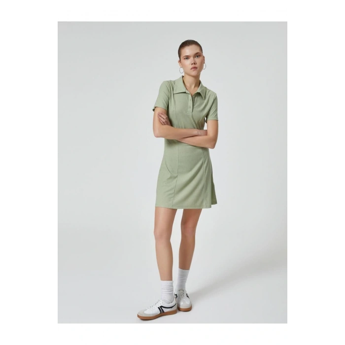 Kadın Haki Elbise - 4sal80007ık