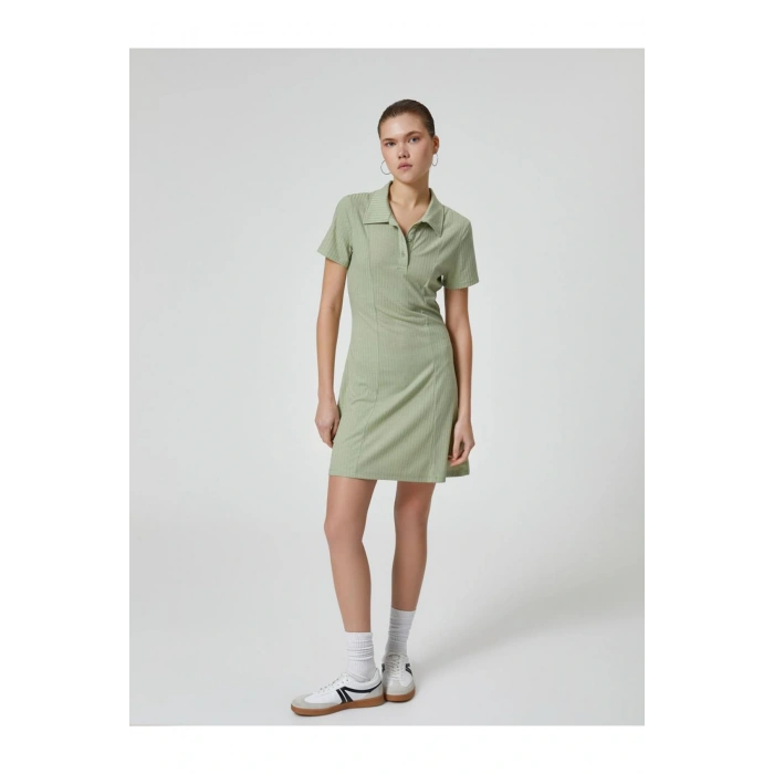 Kadın Haki Elbise - 4sal80007ık