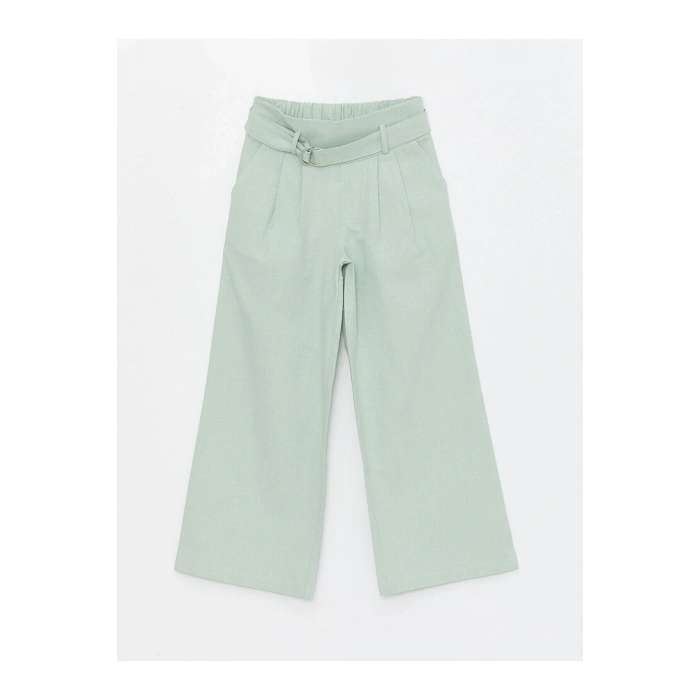 LCW Kids Beli Lastikli Wideleg Kız Çocuk Pantolon