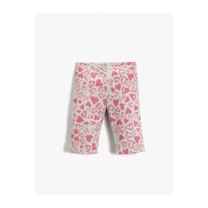 Kapri Tayt Kalp Baskılı