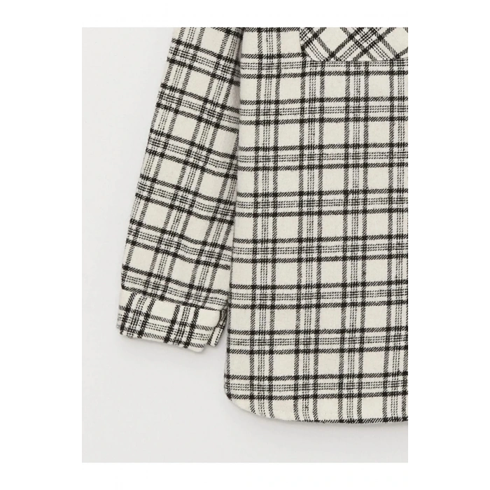 LCW Kids Ekose Uzun Kollu Kız Çocuk Gömlek