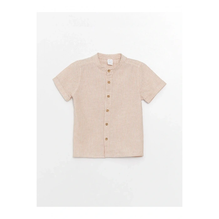 Lcw Baby Hakim Yaka Kısa Kollu Erkek Bebek Gömlek