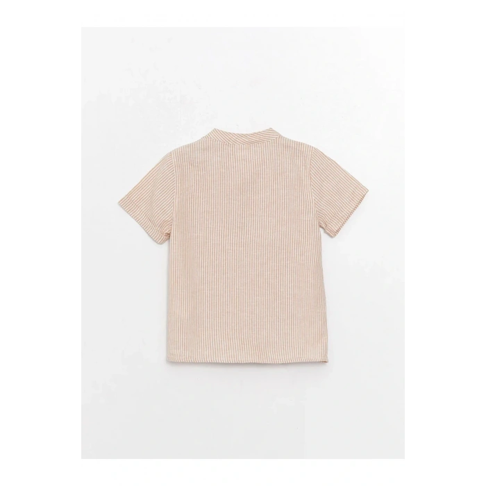 Lcw Baby Hakim Yaka Kısa Kollu Erkek Bebek Gömlek