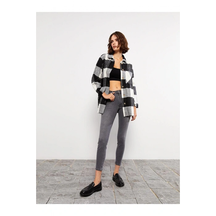 LCW Jeans Normal Bel Skinny Fit Kadın Jean Pantolon