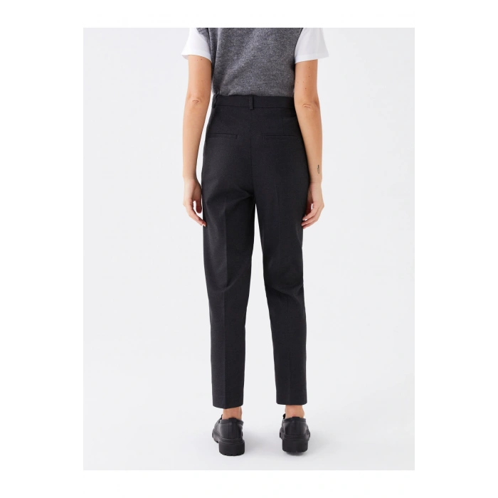 Kadın Standart Fit Düz Pantolon
