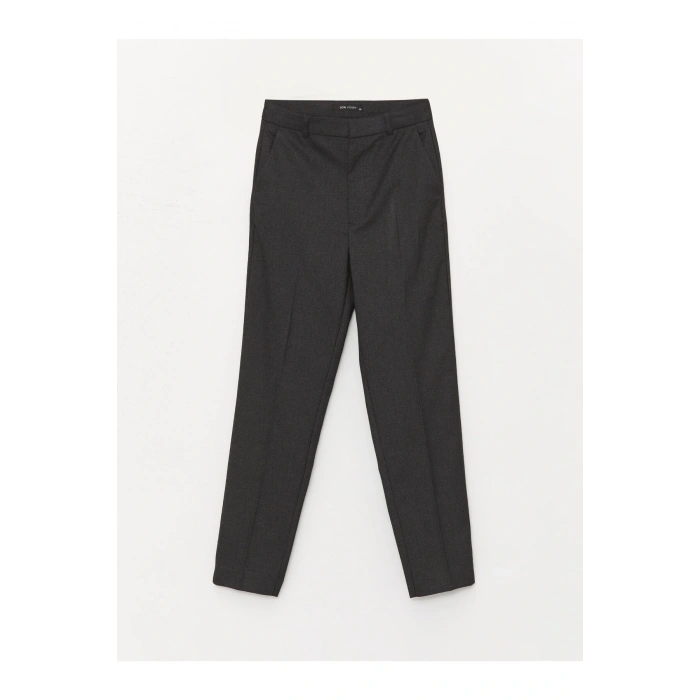 Kadın Standart Fit Düz Pantolon