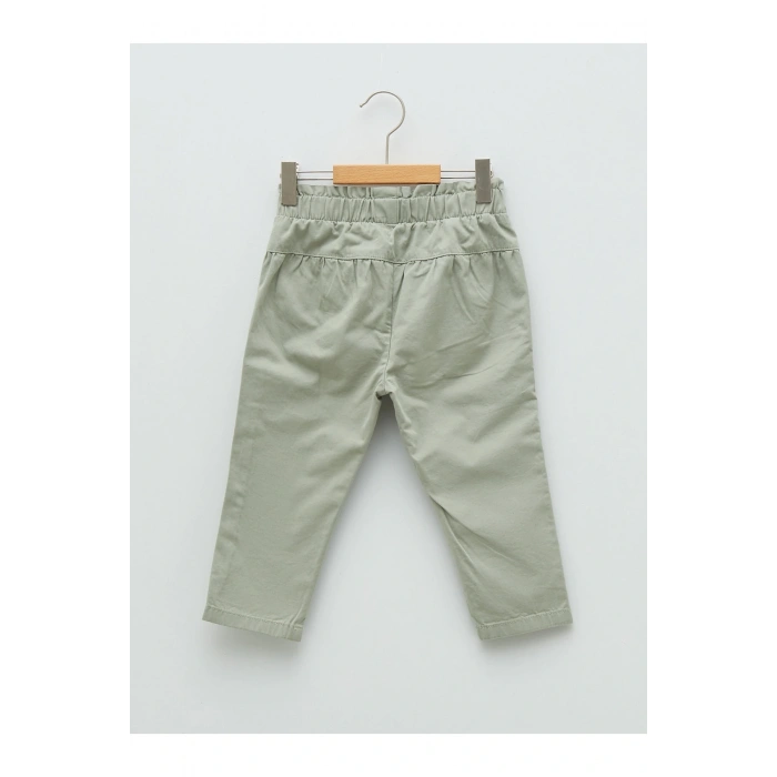 Beli Lastikli Basic Kız Bebek Pantolon