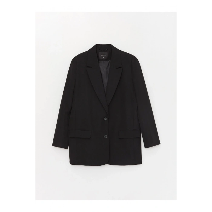 Düz Uzun Kollu Kadın Blazer Ceket
