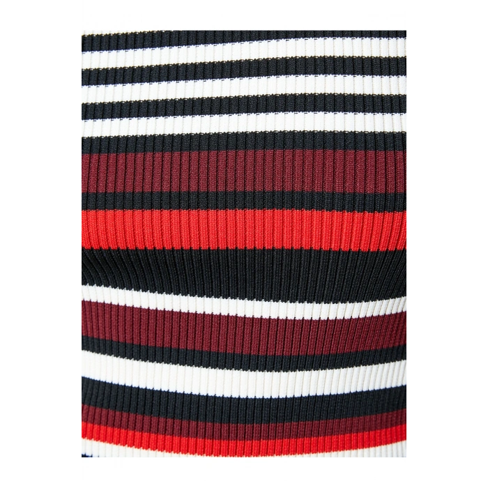 Triko Kazak Bisiklet Yaka Uzun Kollu Fitilli