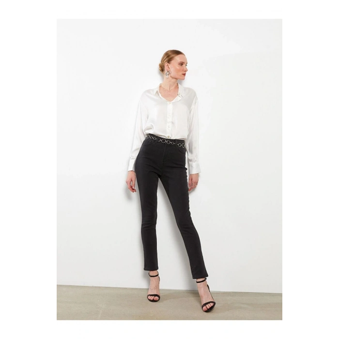 LCWAIKIKI Basic Slim Fit Düz Kadın Jean Pantolon