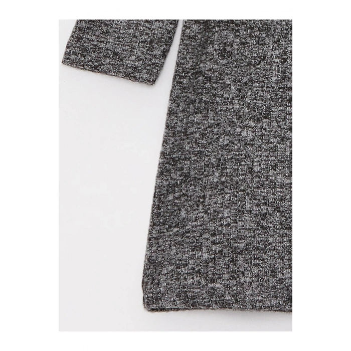 Kids Bisiklet Yaka Uzun Kollu Kız Çocuk Elbise