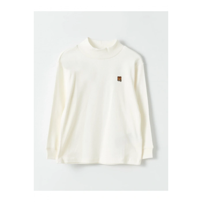 Balıkçı Yaka Uzun Kollu Erkek Bebek Tişört