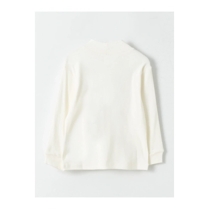 Balıkçı Yaka Uzun Kollu Erkek Bebek Tişört