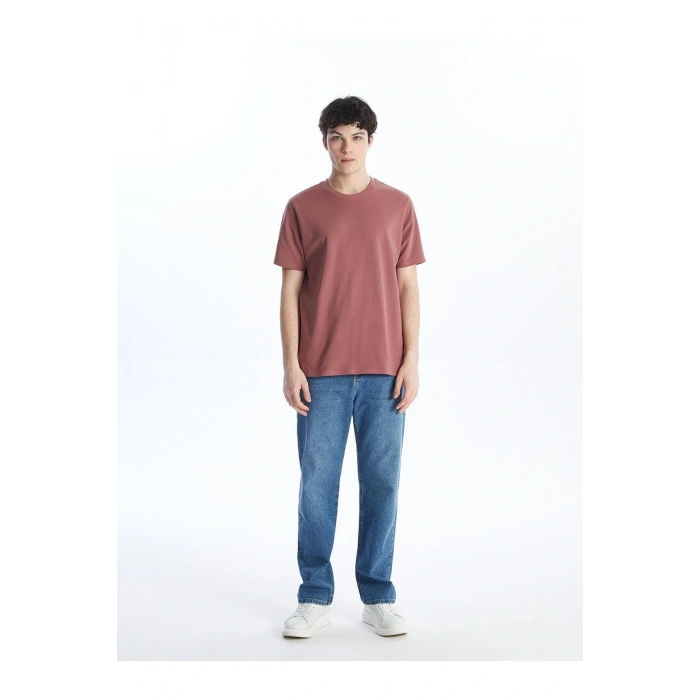 LCW Casual Bisiklet Yaka Kısa Kollu Baskılı Erkek Tişört