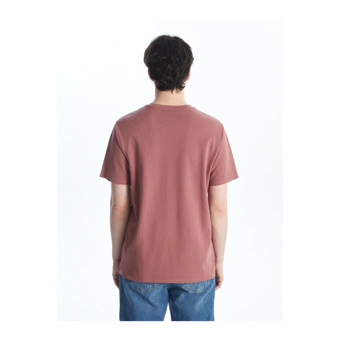 LCW Casual Bisiklet Yaka Kısa Kollu Baskılı Erkek Tişört